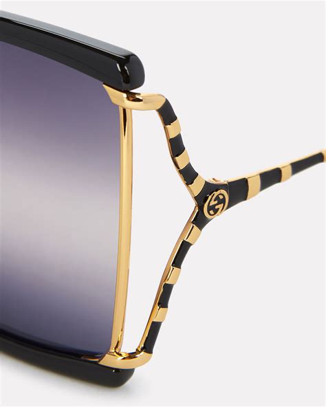 gucci black butterfly sunglasses|oversized butterfly sunglasses.